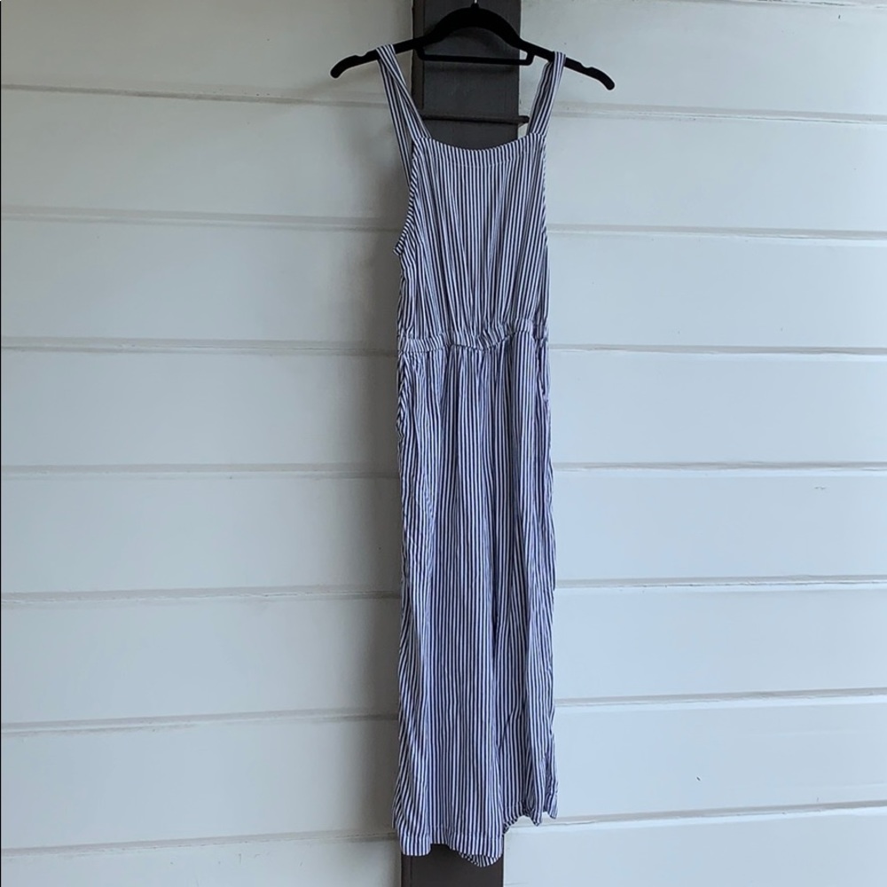 Blue Stripped Jumpsuit